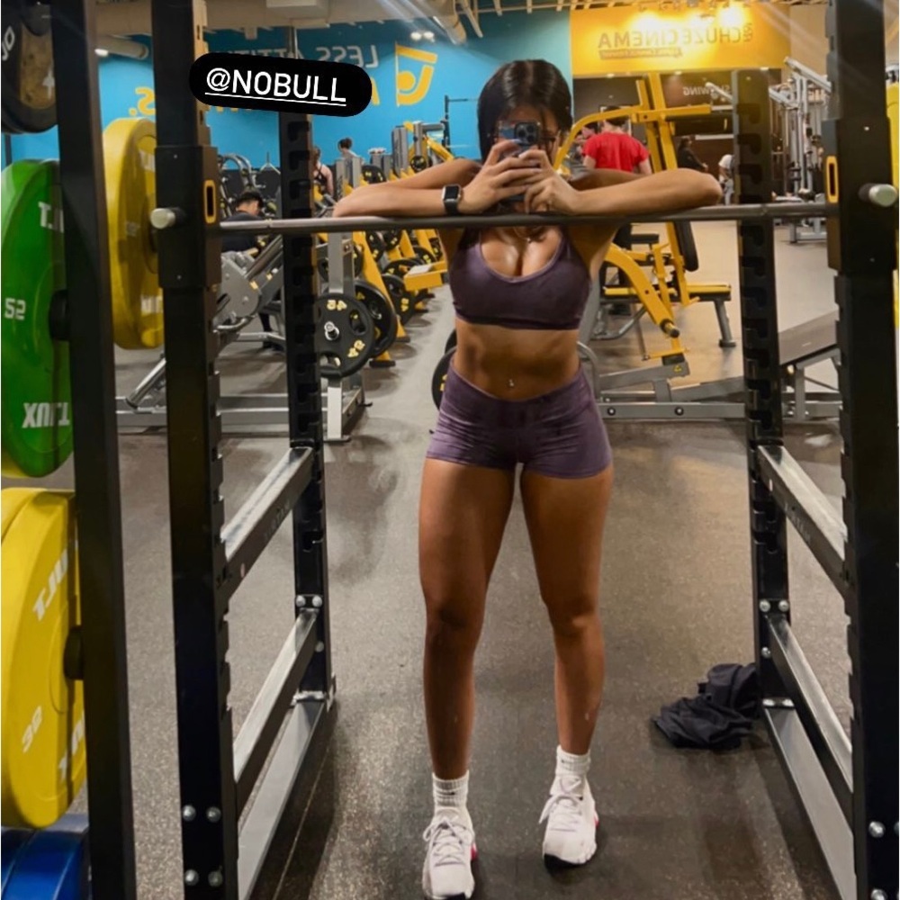 No Bull Project V Neck Sports Bra & Shorts Set